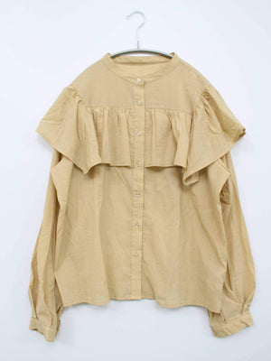 シャツ/ブラウス/トップス/ベージュ