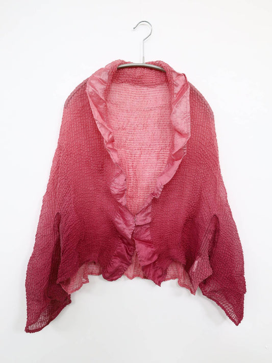 AKIHIRO IZUKURA/カーディガン/ボレロ/トップス/ピンク