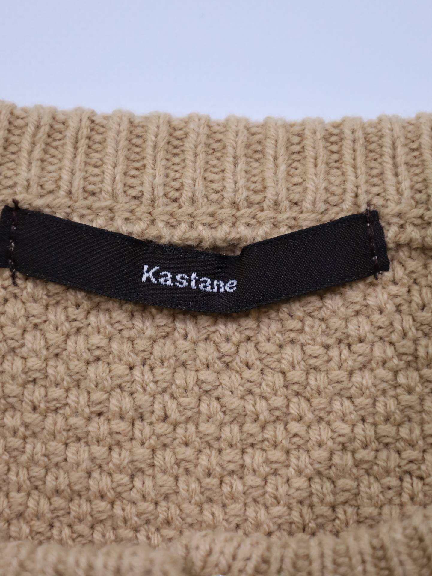 Kastane/カスタネ/ニット/セーター/トップス/ベージュ