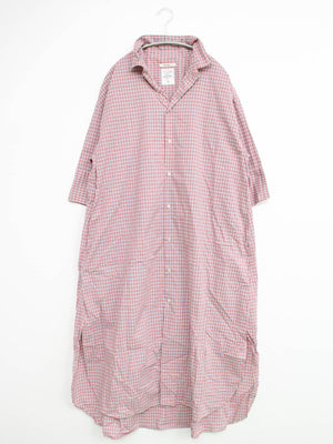 niko and .../ニコアンド/シャツワンピース/ワンピース/ドレス/レッド/M