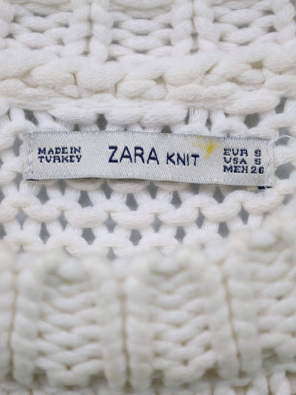 ZARA/ザラ/ニット/セーター/トップス/ホワイト/S