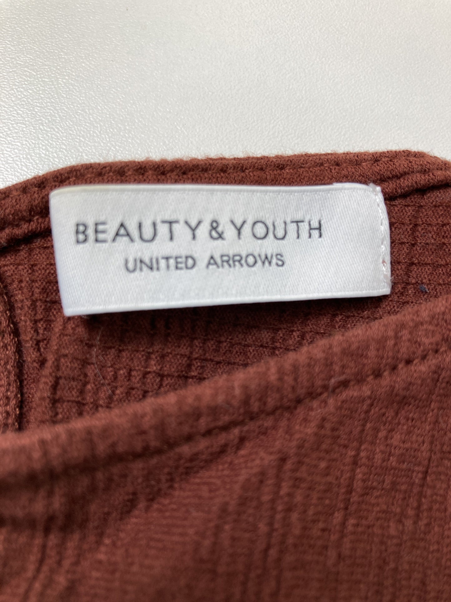 BEAUTY&YOUTH/ビューティーアンドユース/Tシャツ/カットソー/トップス/ブラウン