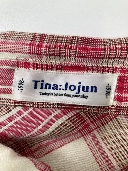 TINA:JOJUN/ティーナジョジュン/シャツ/ブラウス/トップス/レッド/M