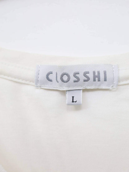 CLOSSHI/Tシャツ/カットソー/トップス/ホワイト/L