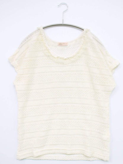Noble Coton/Tシャツ/カットソー/トップス/アイボリー/M