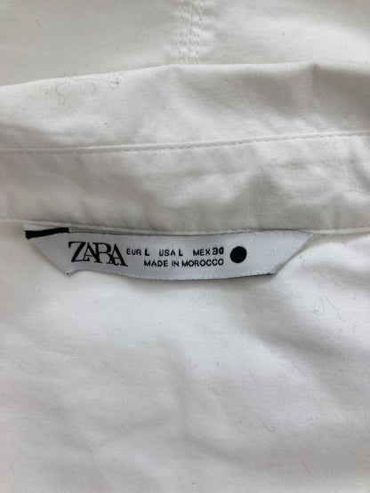 ZARA/ザラ/シャツ/ブラウス/トップス/ホワイト/L