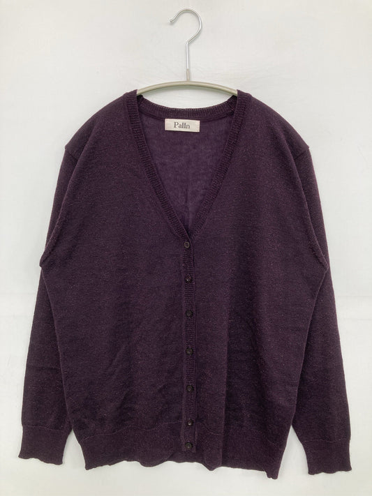 Palln/カーディガン/ボレロ/トップス/パープル/M
