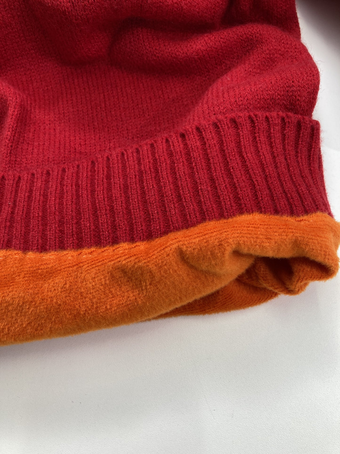 ニット/セーター/トップス/レッド