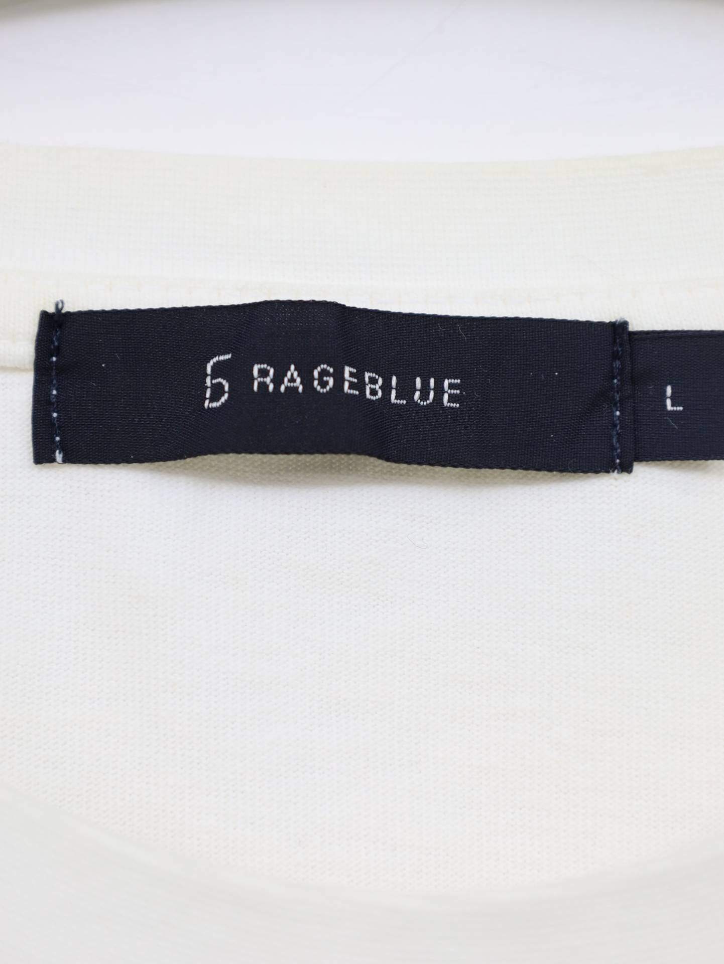 RAGE BLUE/Tシャツ/カットソー/トップス/ホワイト/L