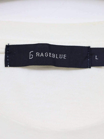 RAGE BLUE/Tシャツ/カットソー/トップス/ホワイト/L