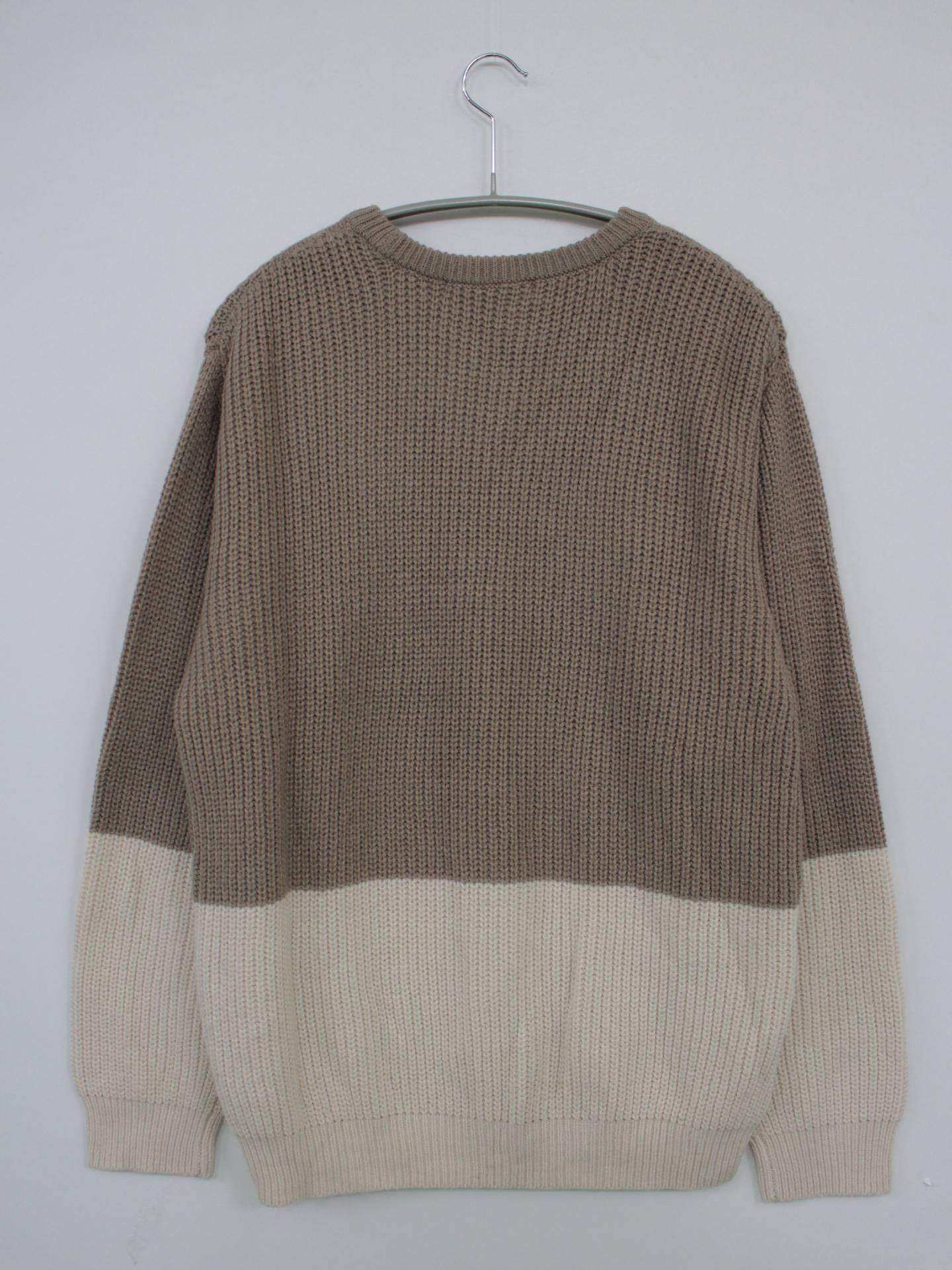 IKKA/ニット/セーター/トップス/ベージュ/L