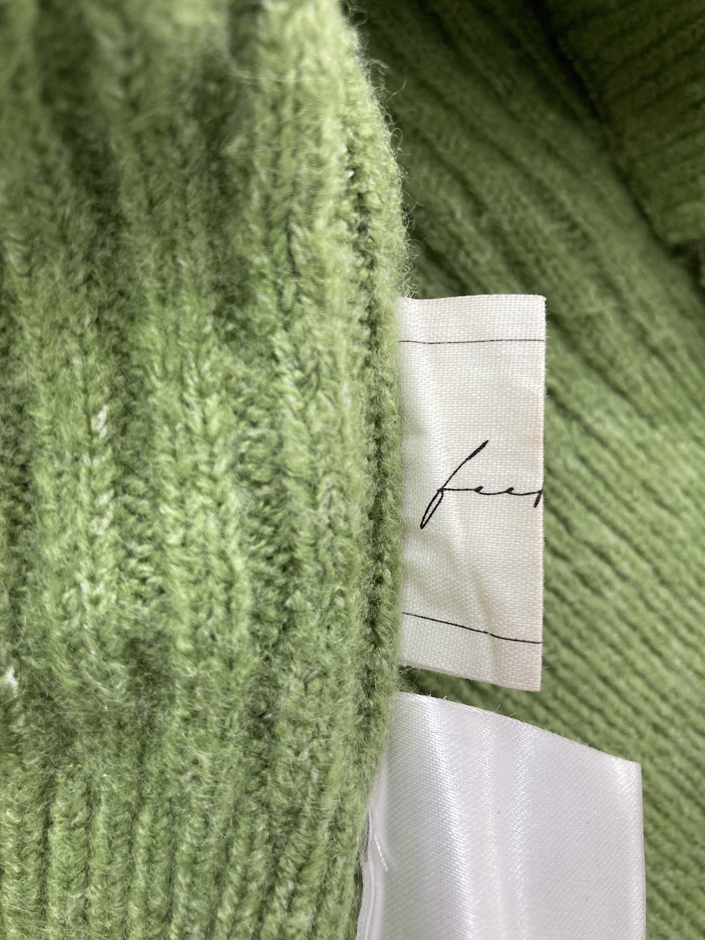 feepur/カーディガン/ボレロ/トップス/グリーン/M