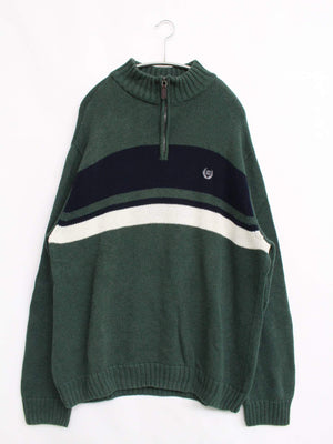 CHAPS/チャップス/ニット/セーター/トップス/グリーン/XL