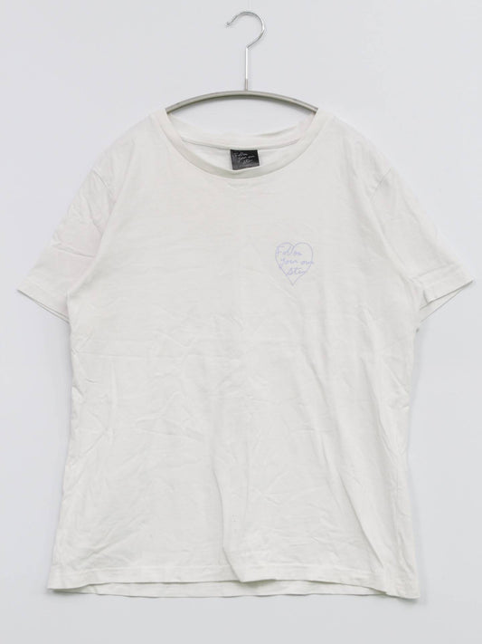 Follow your own star/Tシャツ/カットソー/トップス/ホワイト/L