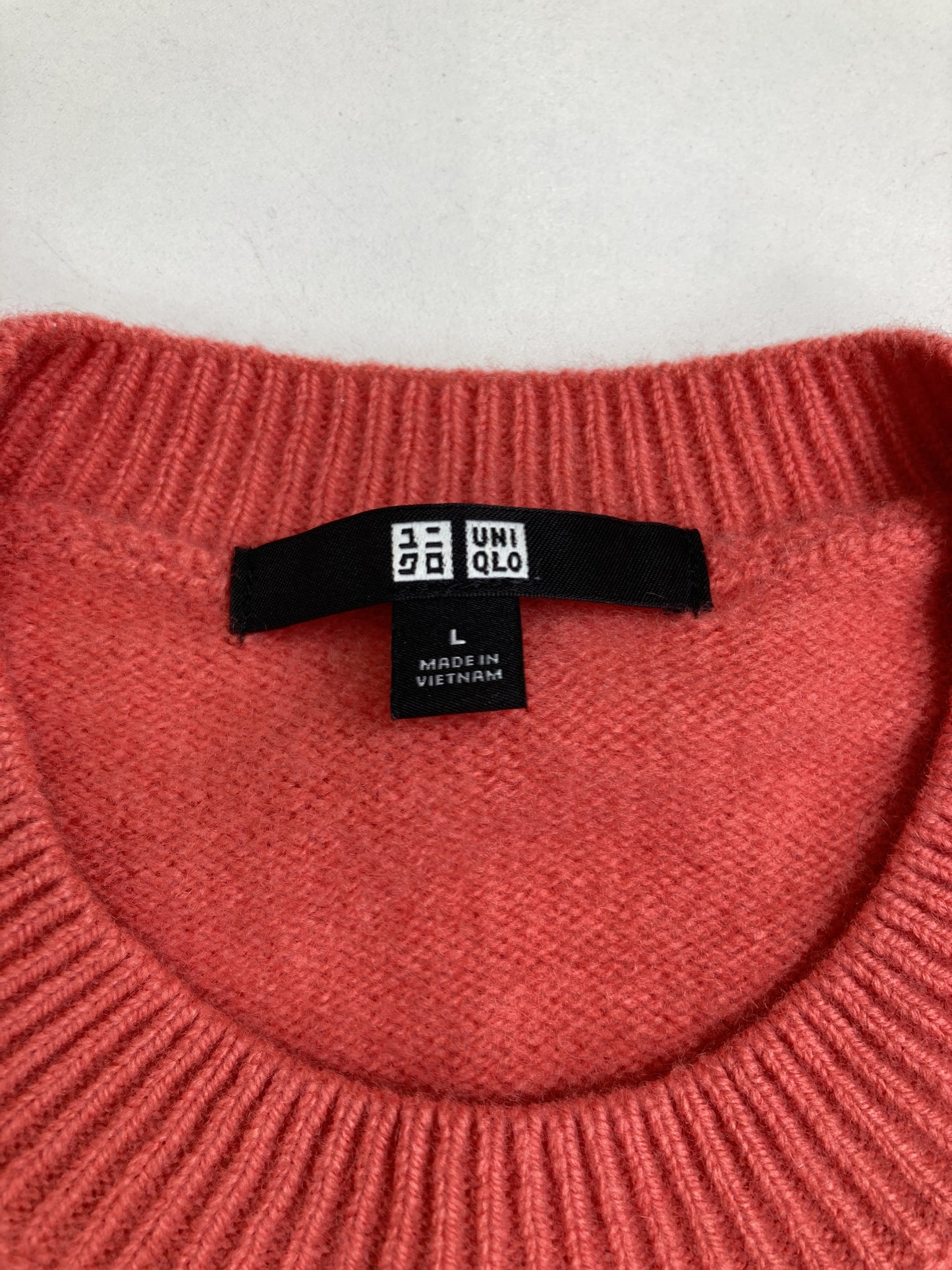 UNIQLO/ユニクロ/ニット/セーター/トップス/レッド/L