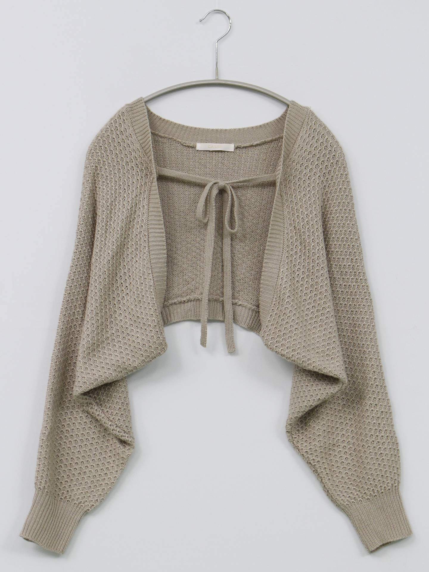 CASSE/カーディガン/ボレロ/トップス/ベージュ/M