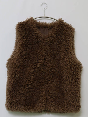 ベスト/トップス/ブラウン/M