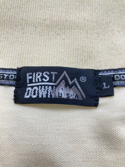 FIRST DOWN/ファーストダウン/ポロシャツ/トップス/イエロー/L