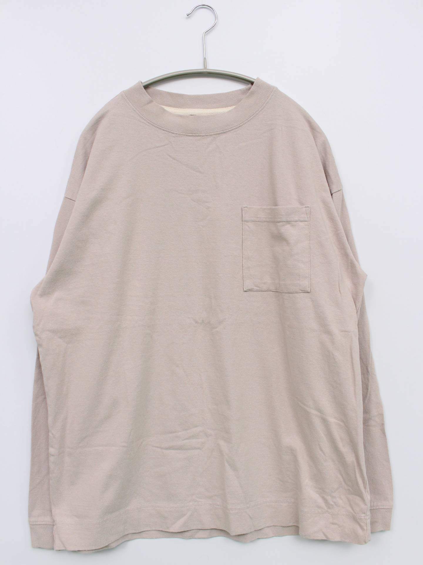 無印良品/Tシャツ/カットソー/トップス/ベージュ/L