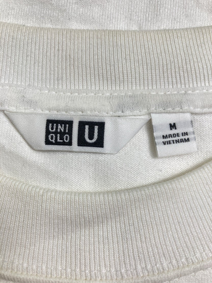 UNIQLO U/ユニクロユー/Tシャツ/カットソー/トップス/ホワイト/M