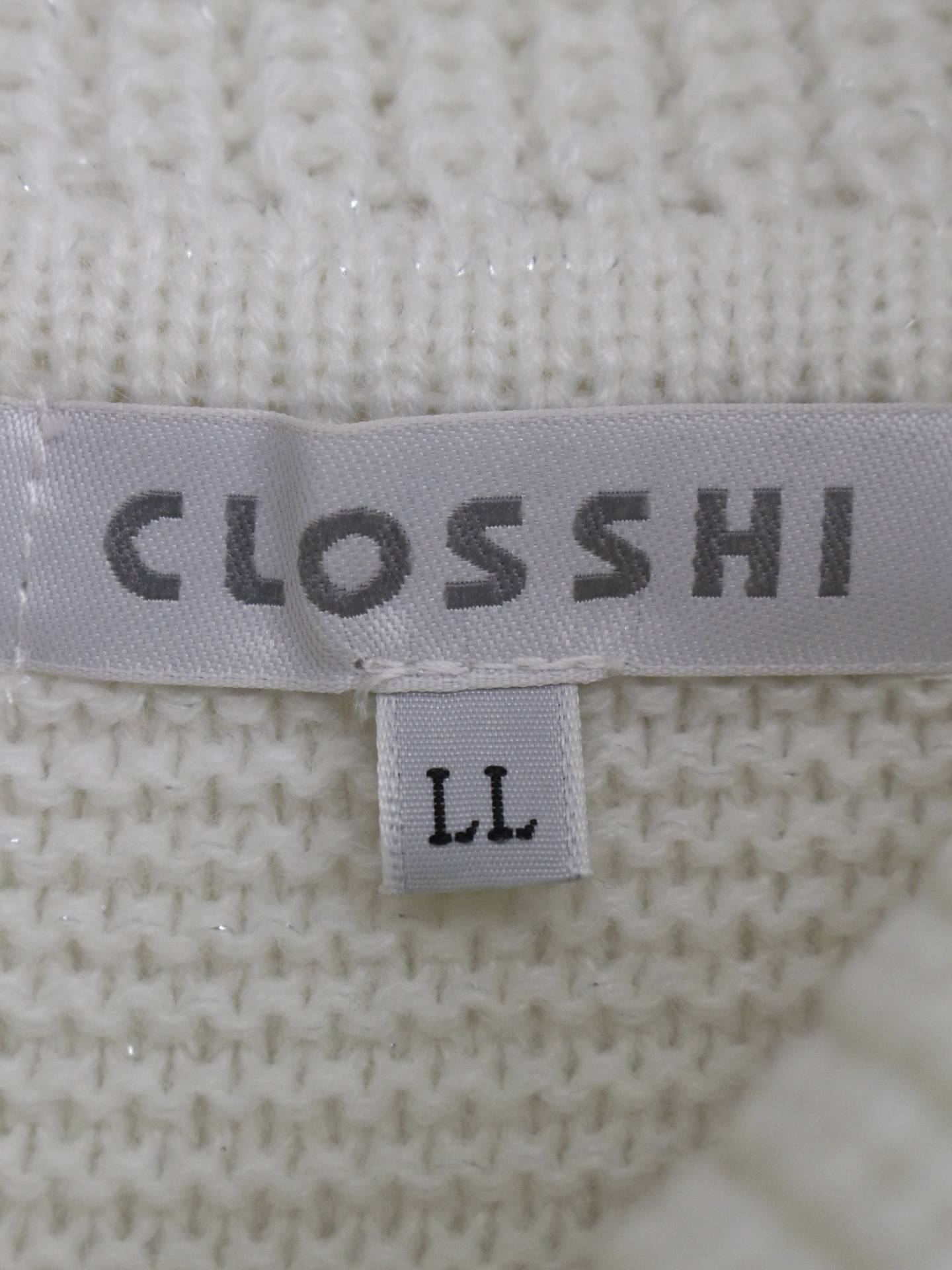 CLOSSHI/クロッシー/ニット/セーター/トップス/グレー/LL