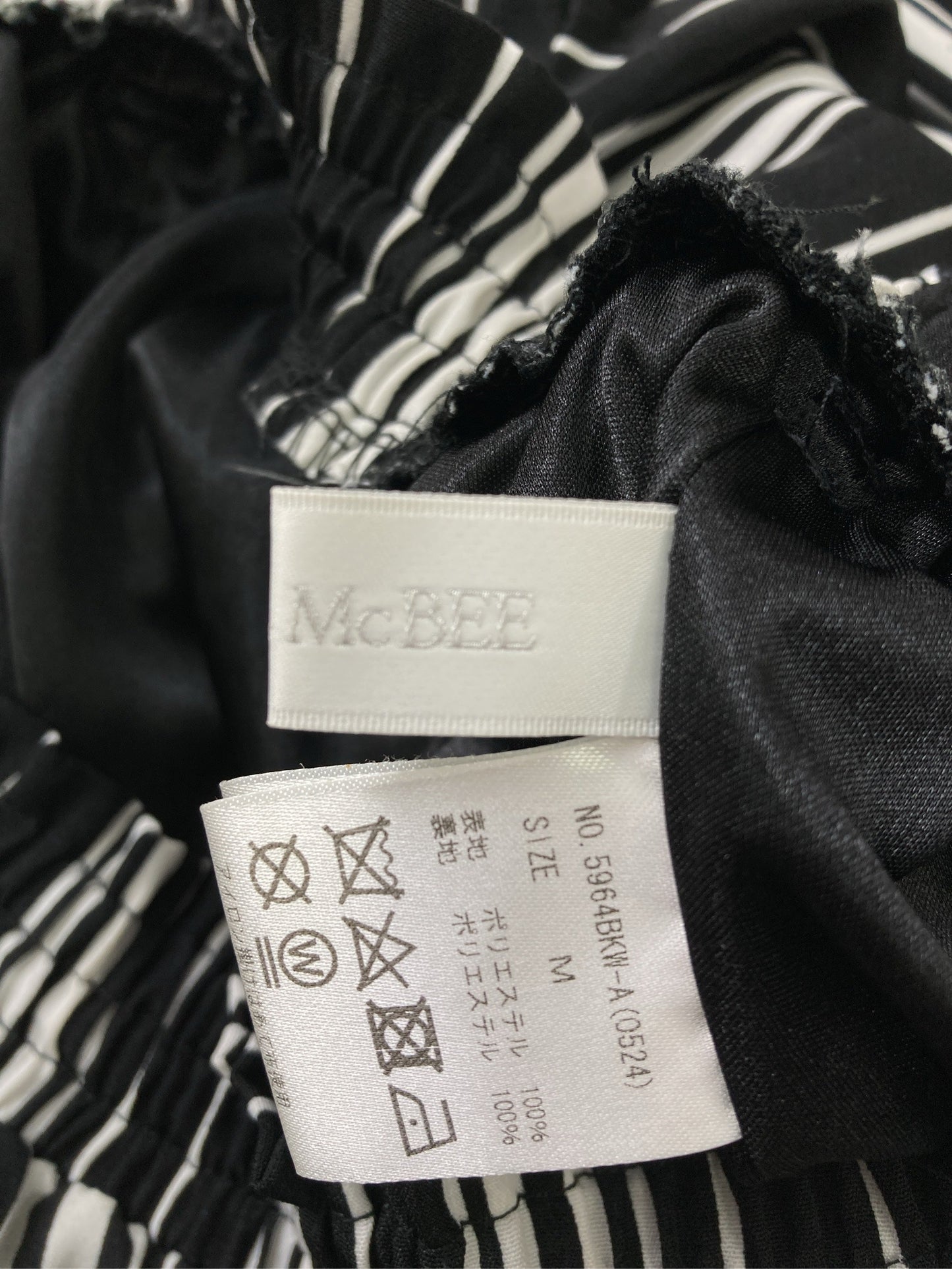 CECIL McBEE/セシルマクビー/スラックス/パンツ/ブラック/M