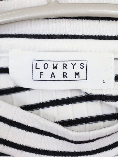LOWRYS FARM/ローリーズファーム/Tシャツ/カットソー/トップス/ホワイト/L