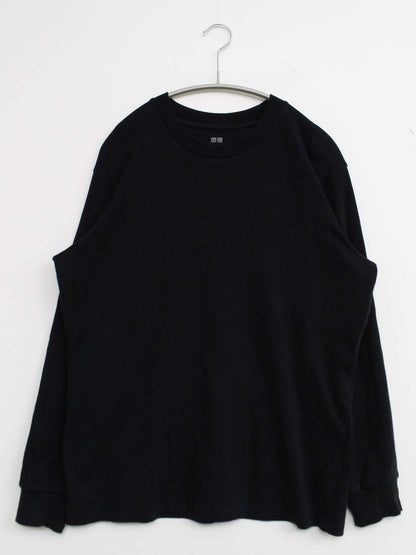 UNIQLO/ユニクロ/スウェット/トップス/ブラック/L