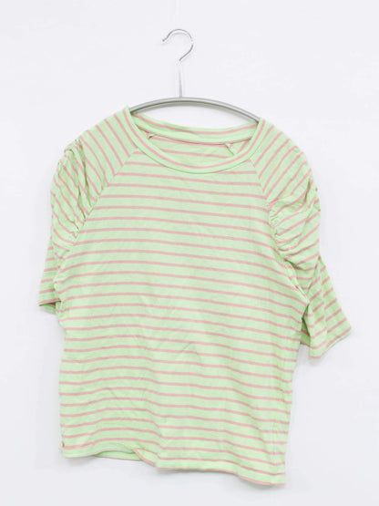 Omekashi/Tシャツ/カットソー/トップス/ライトグリーン/F