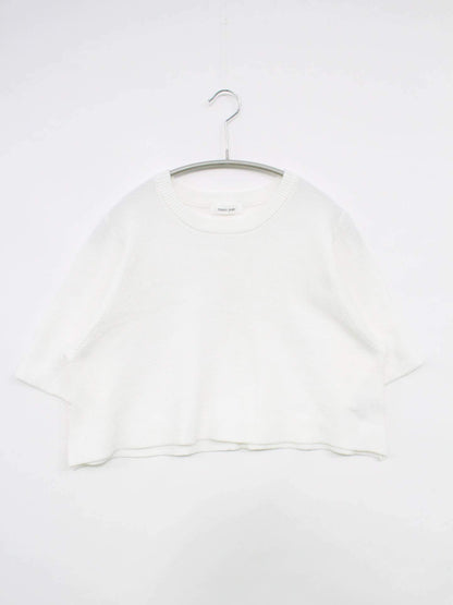 Adoon plain/アドーンプレーン/ニット/セーター/トップス/ホワイト/F