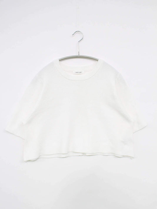 Adoon plain/アドーンプレーン/ニット/セーター/トップス/ホワイト/F