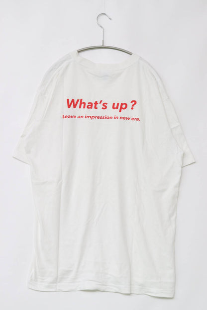 WHAT'S UP/Tシャツ/カットソー/トップス/ホワイト/XL