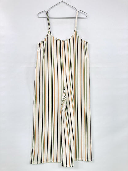 LA/つなぎ/オールインワン/オールインワン・サロペット/ホワイト/M