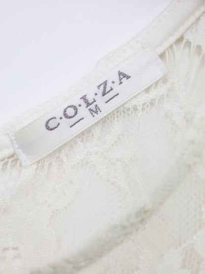 COLZA/シャツ/ブラウス/トップス/ホワイト/M
