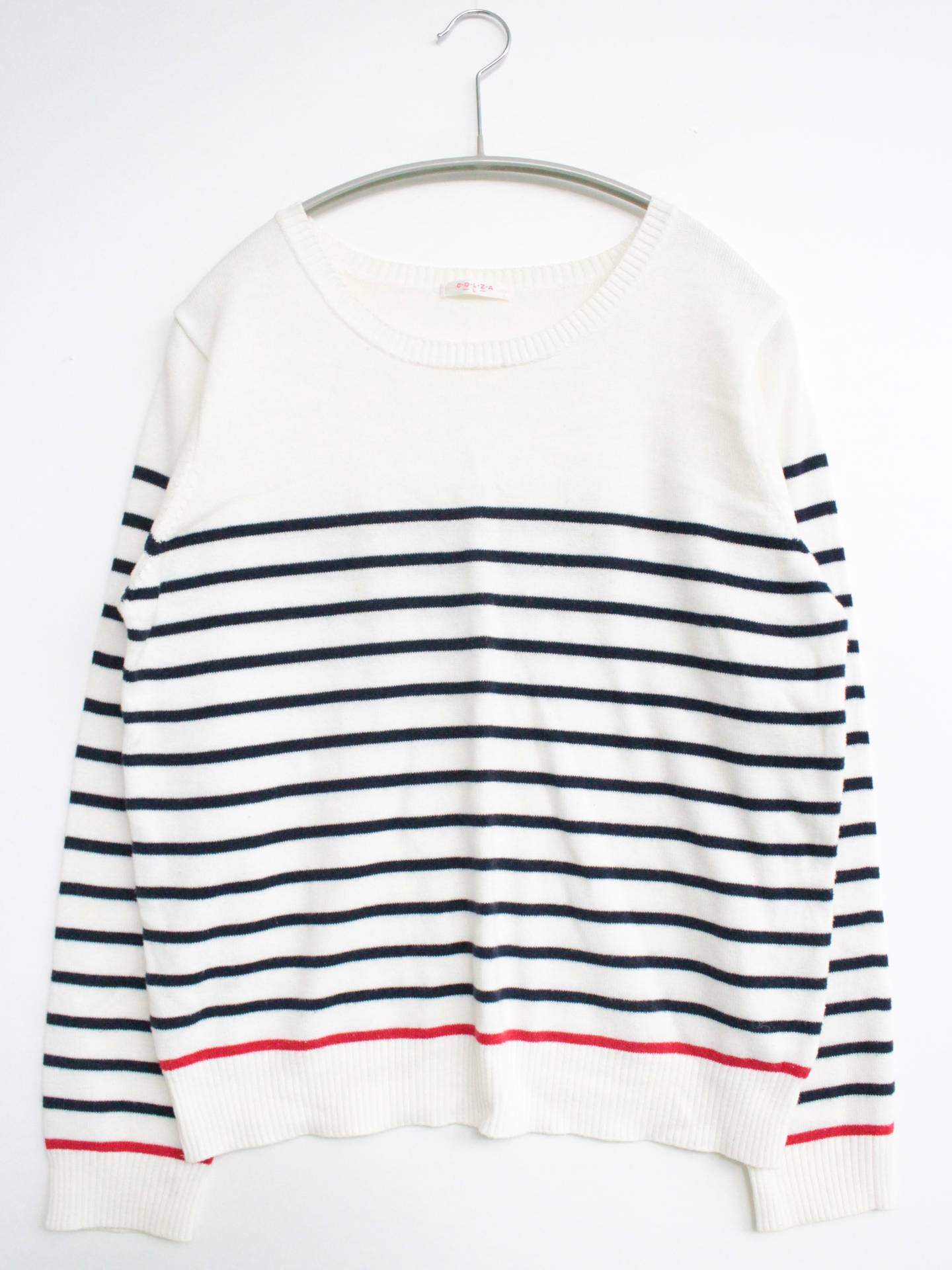 COLZA/コルザ/ニット/セーター/トップス/ホワイト/L