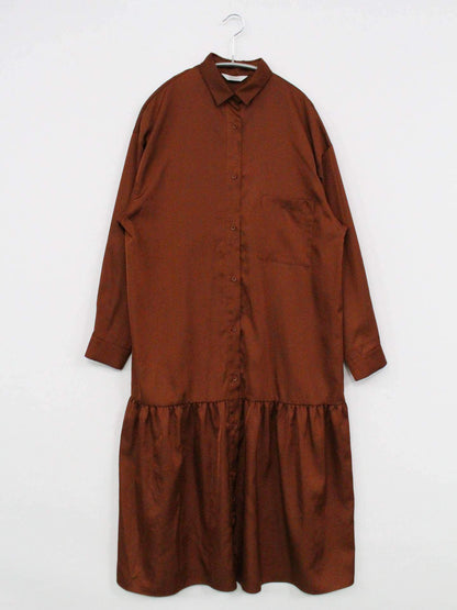 miroir/シャツワンピース/ワンピース/ドレス/ブラウン