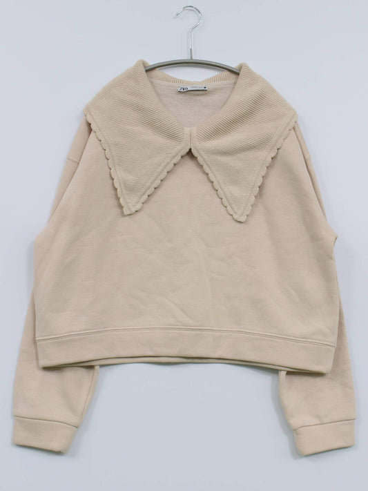 ZARA/ザラ/スウェット/トップス/ベージュ/S