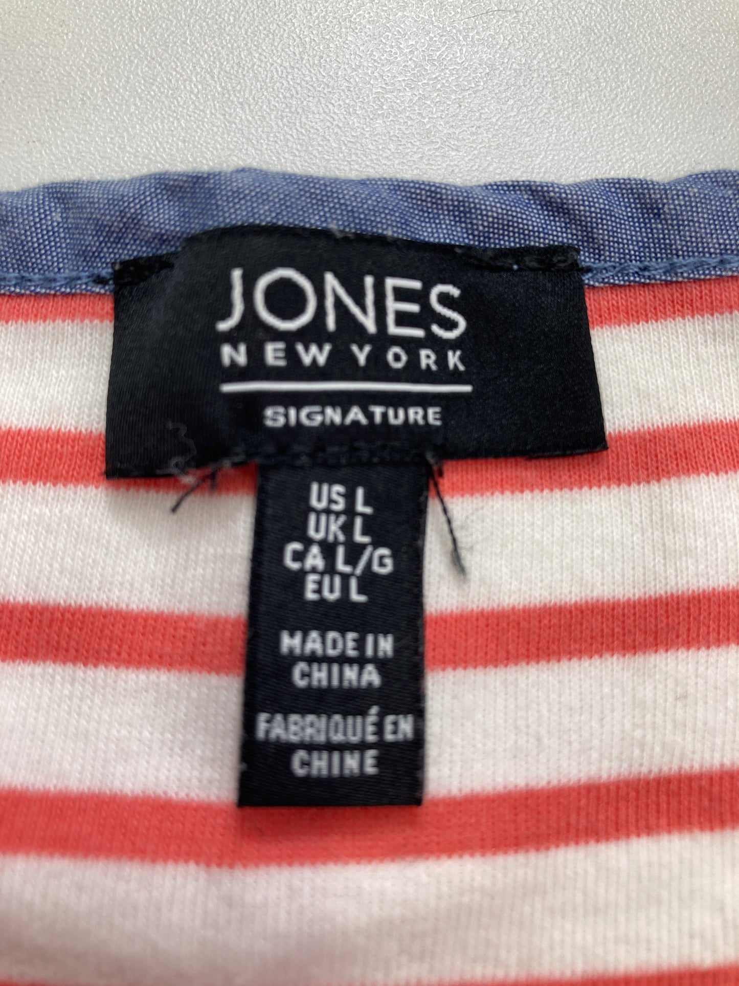 JONES NEW YORK/Tシャツ/カットソー/トップス/レッド/L