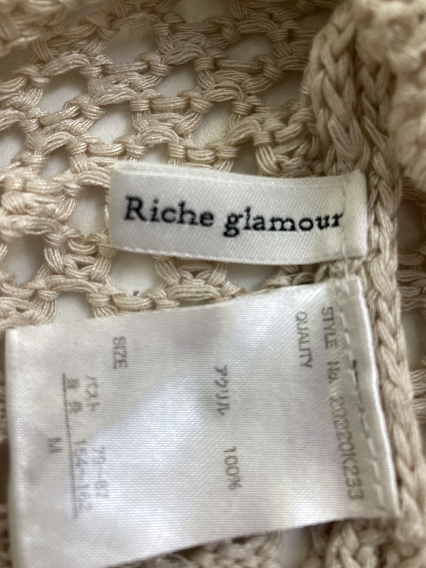 Riche glamour/ベスト/トップス/ベージュ/M