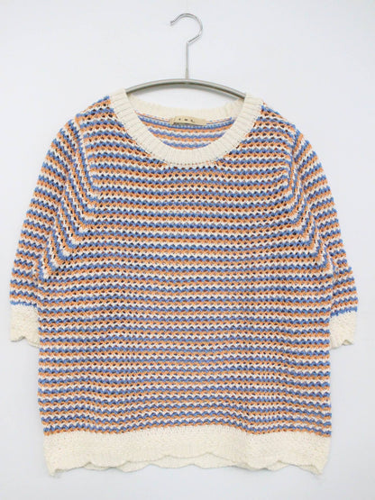 EMS/ニット/セーター/トップス/ホワイト/F