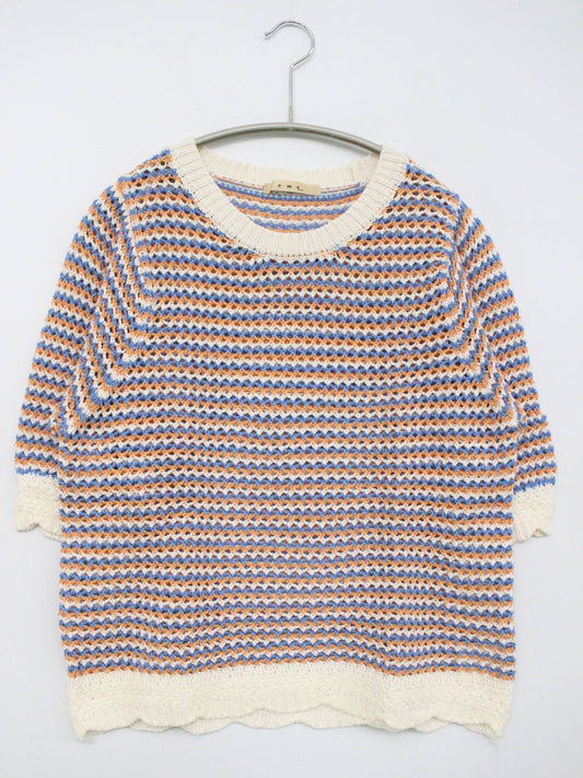 EMS/ニット/セーター/トップス/ホワイト/F