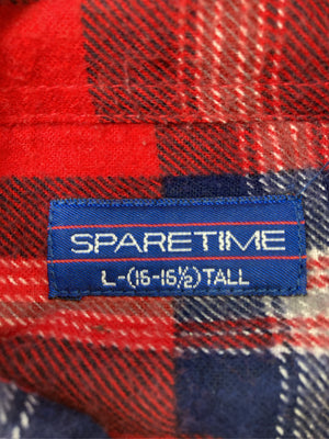 SPARETIME/シャツ/ブラウス/トップス/レッド/L