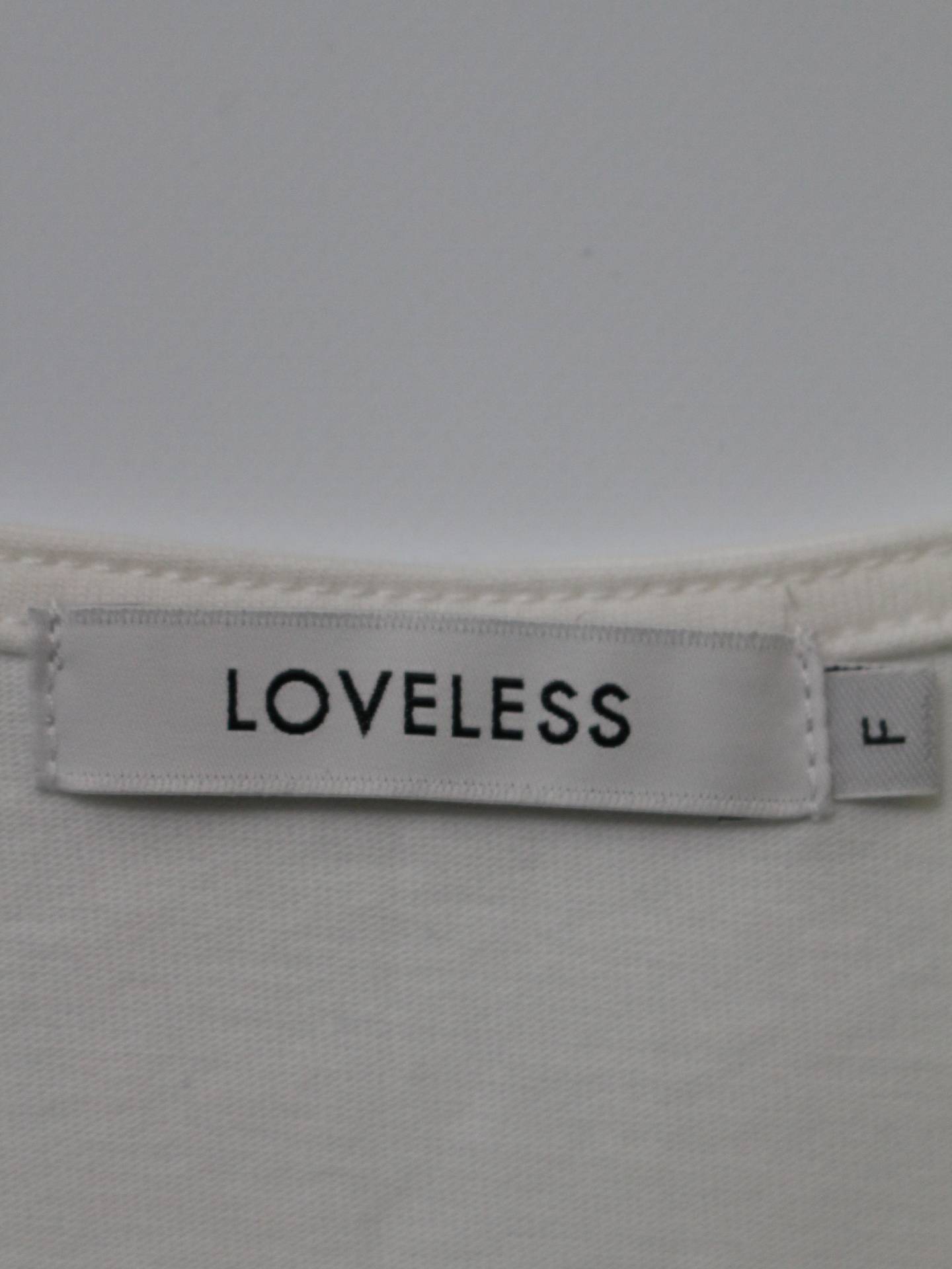 LOVELESS/タンクトップ/トップス/ホワイト/LL
