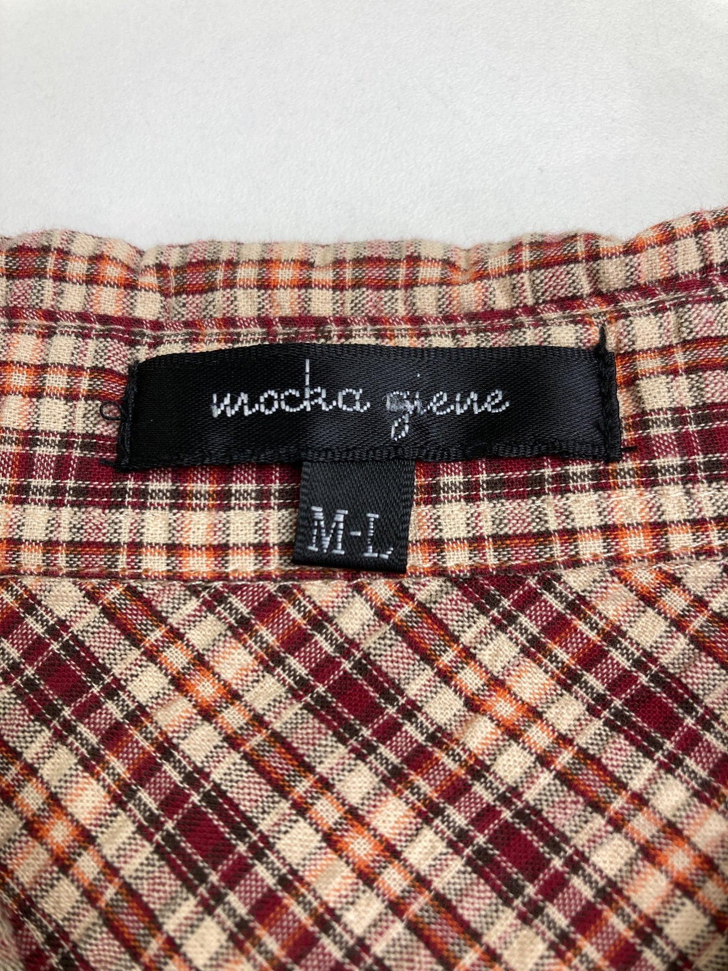 mocka giene/シャツ/ブラウス/トップス/ブラウン/M-L