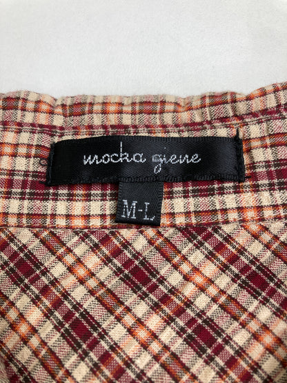 mocka giene/シャツ/ブラウス/トップス/ブラウン/M-L