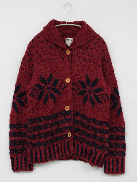 BE/S/カーディガン/ボレロ/トップス/レッド/L