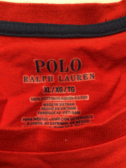 Polo Ralph Lauren/ポロラルフローレン/Tシャツ/カットソー/トップス/レッド/XL
