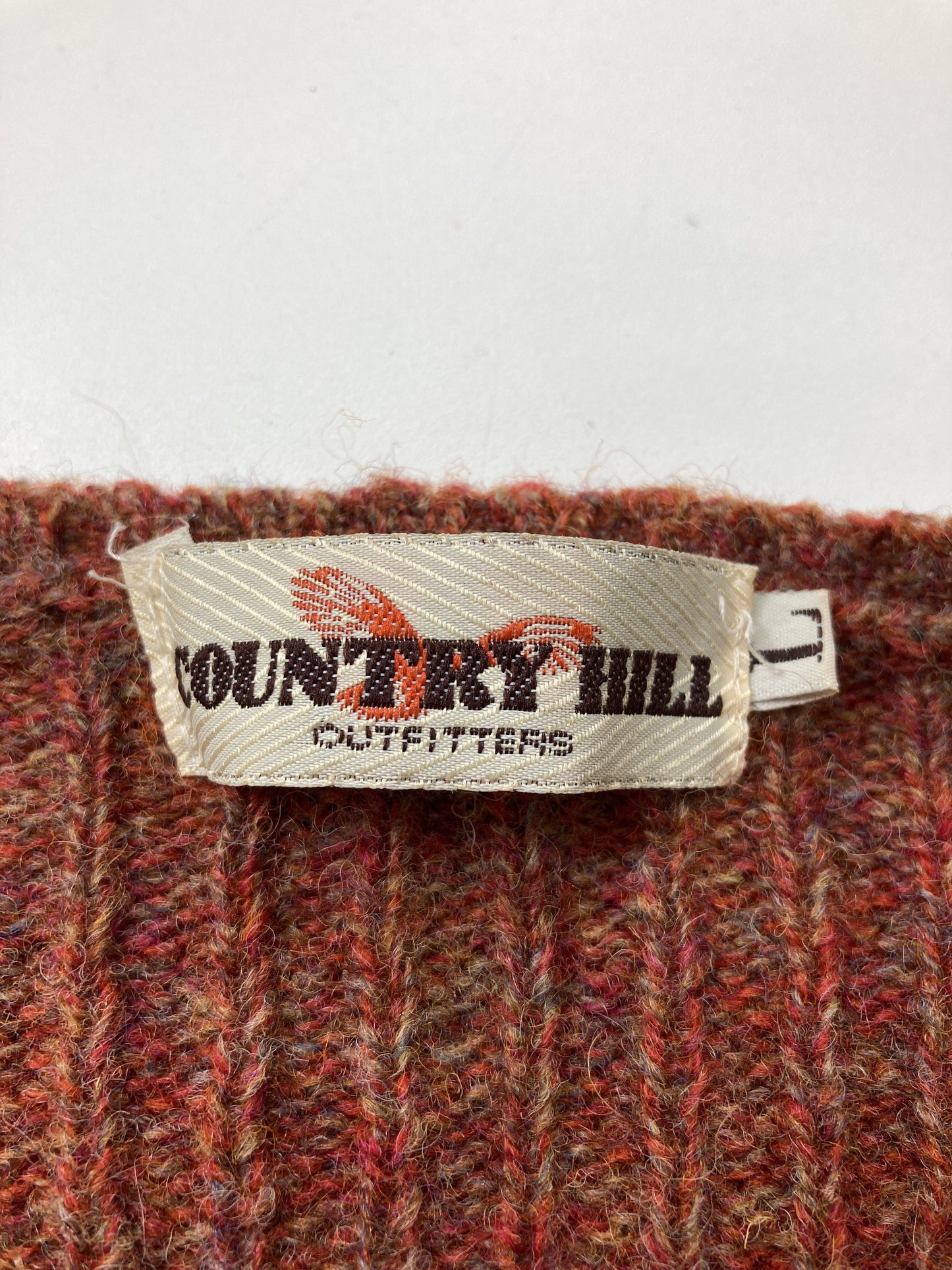 ニット/セーター/トップス/ブラウン/L