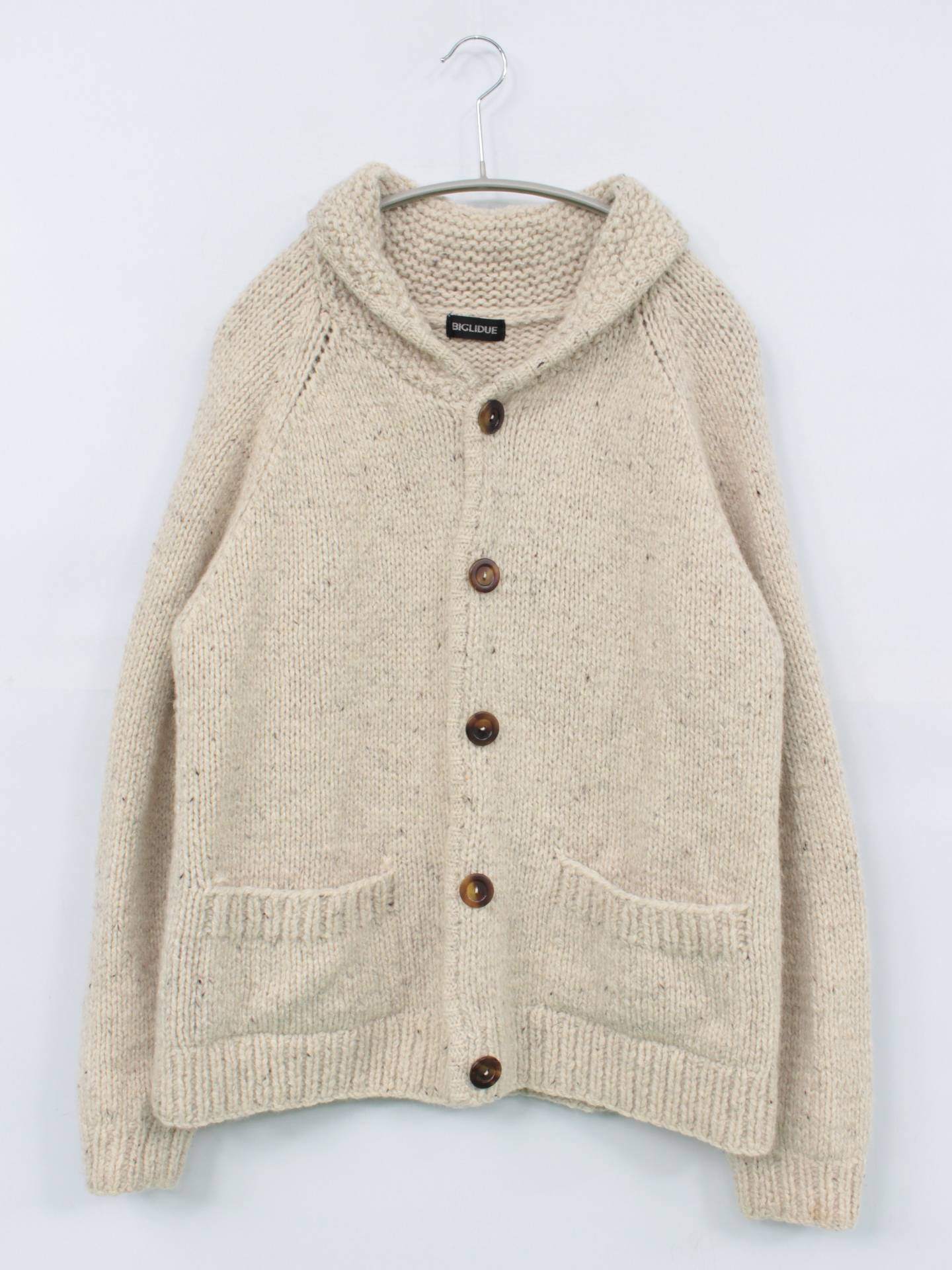 BIGLIDUE/カーディガン/ボレロ/トップス/アイボリー/46