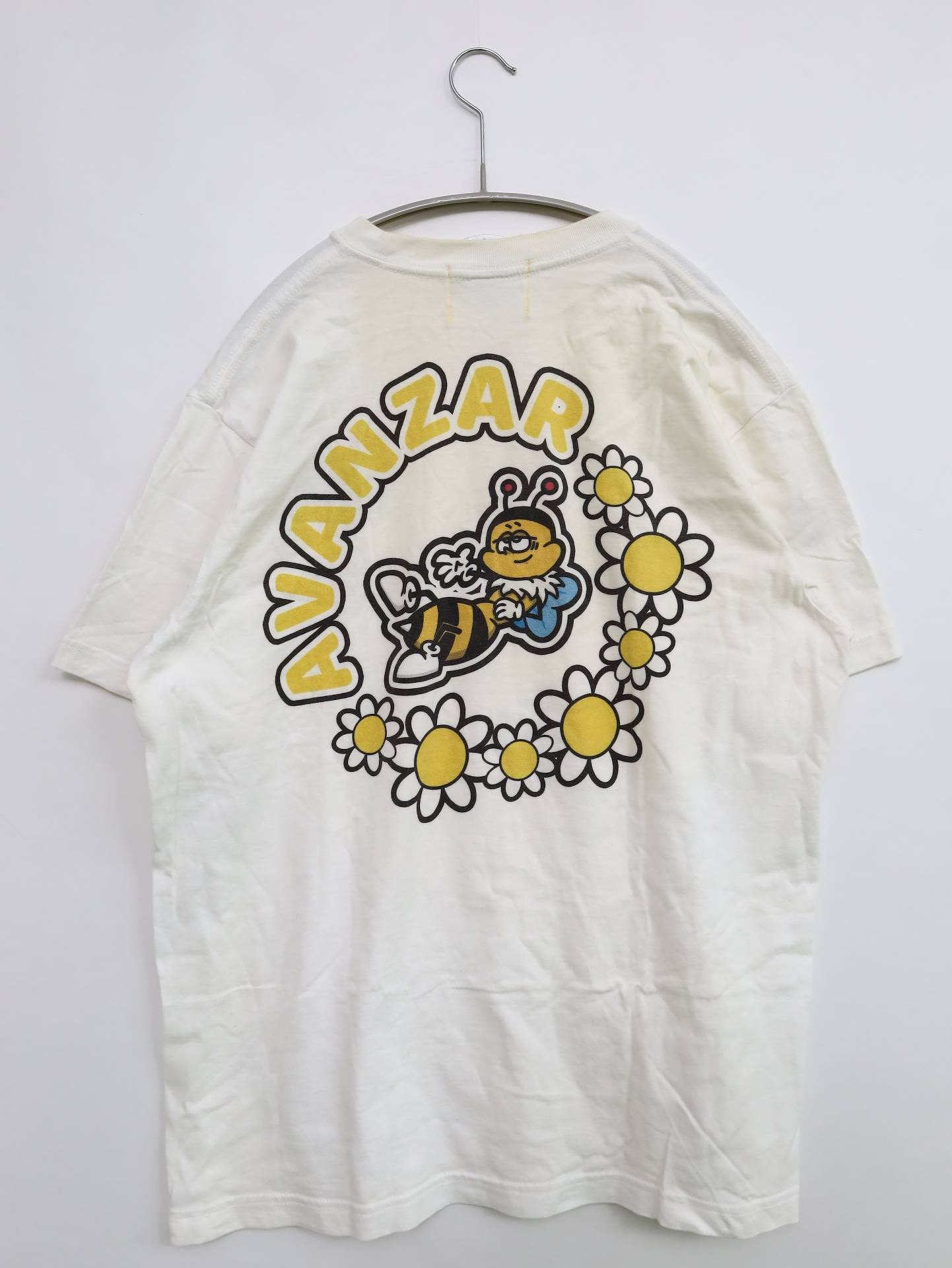 AVANZAR/Tシャツ/カットソー/トップス/ホワイト/L